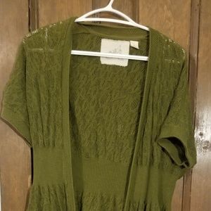 Anthropologie open front cardigan